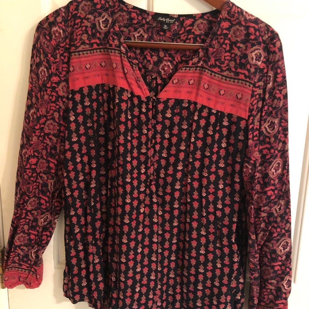 Lucky Brand top. Sz XL.